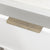 Hiku Pull Vanity Handle - Aged Golden Pewter