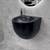 Corto 490mm x 475mm x 400mm Wall Hung Basin, Matte Black *Clearance Stock*