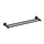 Profile SS 600mm Double Towel Rail, Chromium Matte Black