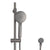 Profile Round 3-Function Hand Shower on Rail, Brushed Gunmetal