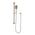 Retto Square 3-Function Hand Shower on Rail, Brushed Nickel