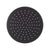 Jena Round Twin Shower System with Adjustable Rail, Push Button Diverter and 250mm Head, Matte Black