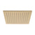 Square 300mm Stainless Steel Rain Shower Head, Brushed Brass (Gold)