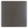 Square 400mm Stainless Steel Rain Shower Head, Brushed Gunmetal