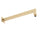 Square 400mm Shower Wall Arm, Brushed Brass (Gold)