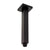 Square 200mm Shower Ceiling Dropper Arm, Matte Black