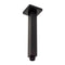 Square 200mm Shower Ceiling Dropper Arm, Matte Black