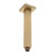 Square 200mm Shower Ceiling Dropper Arm, Brushed Brass (Gold)