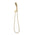 Retto Square 3-Function Hand Shower with Holder, Brushed Brass
