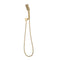 Retto Square 3-Function Hand Shower with Holder, Brushed Brass