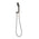 Retto Square 3-Function Hand Shower with Holder, Brushed Gunmetal