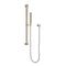 Block Square Hand Shower on Rail, Brushed Nickel
