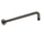 Round 400mm Shower Wall Arm, Brushed Gunmetal