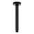 Round 200mm Shower Ceiling Dropper Arm, Matte Black