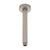 Round 200mm Shower Ceiling Dropper Arm, Brushed Nickel