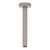 Round 200mm Shower Ceiling Dropper Arm, Brushed Nickel