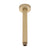 Round 200mm Shower Ceiling Dropper Arm, Brushed Brass (Gold)