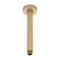 Round 200mm Shower Ceiling Dropper Arm, Brushed Brass (Gold)