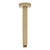 Round 200mm Shower Ceiling Dropper Arm, Brushed Brass (Gold)