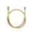 PVC Shower Hose - 1000mm, Brushed Brass (Gold)
