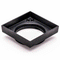 Brass Tile Insert Floor Waste | 90mm Outlet, Matte Black
