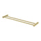 Phoenix Vivid Slimline Double Towel Rail 600mm | Brushed Gold |