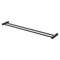Phoenix Vivid Slimline Double Towel Rail 800mm | Matte Black |