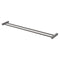 Phoenix Vivid Slimline Double Towel Rail 800mm | Brushed Carbon |