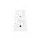 Una 1500mm Vanity Top with Double Integrated Sink and Overflow, Gloss White