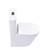 Viano Rimless Back to Wall Toilet Suite | Gloss White |