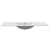 Una 1200mm Vanity Top with Single Integrated Sink and Overflow, Gloss White