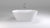 Brighton 1600mm Oval Freestanding Bath | Gloss Black and White | *Clearance Stock*