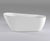 Freshwater 1700mm High Back Freestanding Bath, Gloss White *Clearance Stock*