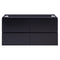 *Clearance* Alles Plus 1500mm Floor Standing Vanity Cabinet | Satin Black |