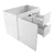 Avisé 750mm Wall Hung Vanity Cabinet with Drawers on the Right Side | Gloss White |