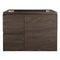*Clearance* Avisé 750mm Wall Hung Vanity Cabinet with Drawers on the Left Side | Acacia Ash Woodgrain |