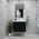*Clearance* Alles Plus 750mm Wall Hung Vanity Cabinet | Satin Black |