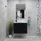 *Clearance* Alles Plus 750mm Wall Hung Vanity Cabinet | Satin Black |