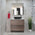 *Clearance* Alles Plus 900mm Floor Standing Vanity Cabinet | Legna Noir Woodgrain |