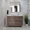 *Clearance* Alles Plus 1200mm Floor Standing Vanity Cabinet | Legna Noir Woodgrain |