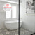 Byron Egg Oval Freestanding Bath | Gloss White or Matte White, 1300mm to 1700mm |