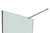 Fresca Fixed Shower Screen Panel for Walk in Shower, Chrome or Black Hardware. Available in 950mm, 1050mm, 1150mm.