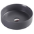 Kahm Round 355mm Above-Counter Basin, Matte Dark Grey