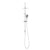Nero Mecca Twin Shower with Air Shower | Chrome |