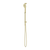 Nero Opal Rail Shower | Brushed Gold |