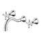 Phoenix Nostalgia Bath Set Shepherds Crook | Chrome |