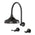 Phoenix Nostalgia Lever Shower Set | Antique Black |