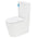 Q Flush Back to Wall Toilet Suite | Matte White |