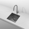 Retto 450mm x 450mm x 230mm Stainless Steel Sink | Brushed Gun Metal (black) |