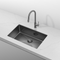 Retto 750mm x 450mm x 230mm Stainless Steel Sink | Brushed Gun Metal (black) |